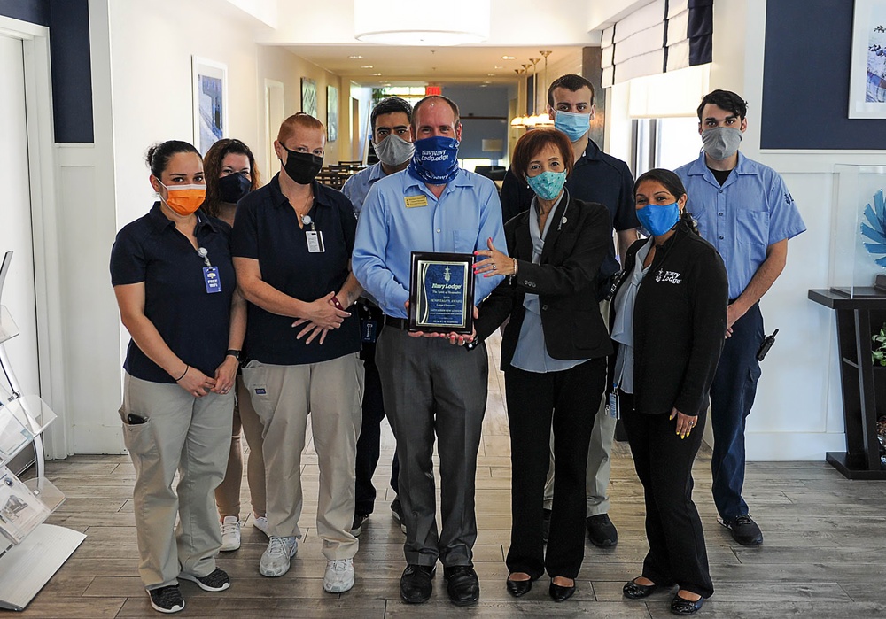 Navy Lodge New London Wins Hospitality Award for 2nd Year in a Row