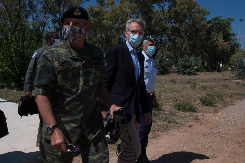 U.S. Ambassador to Greece visits personnel during Operation Stolen Cerberus VII