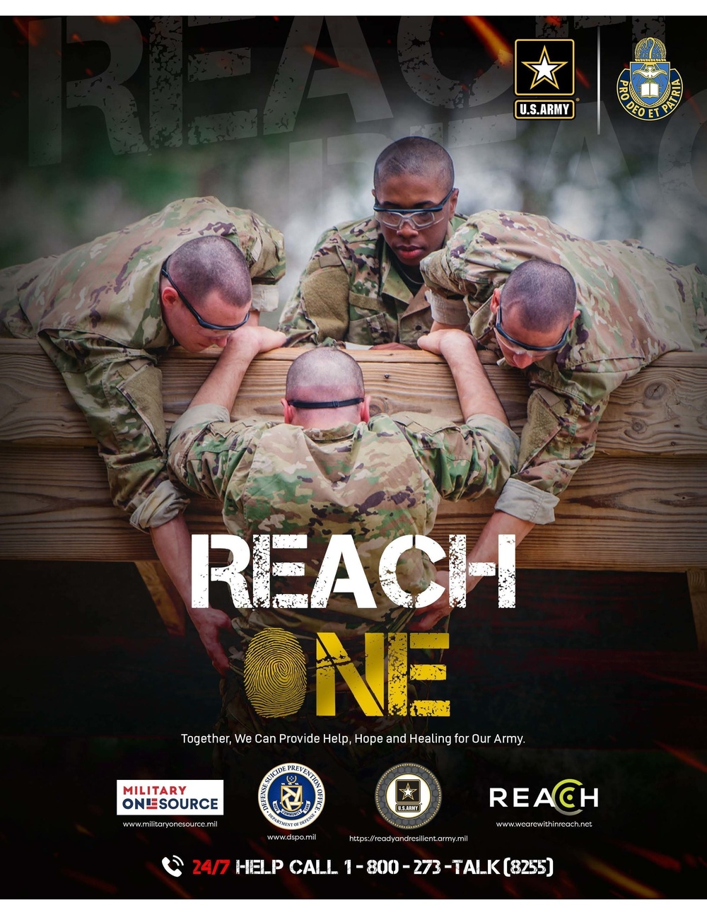 Reach One Suicide Prevention Poster