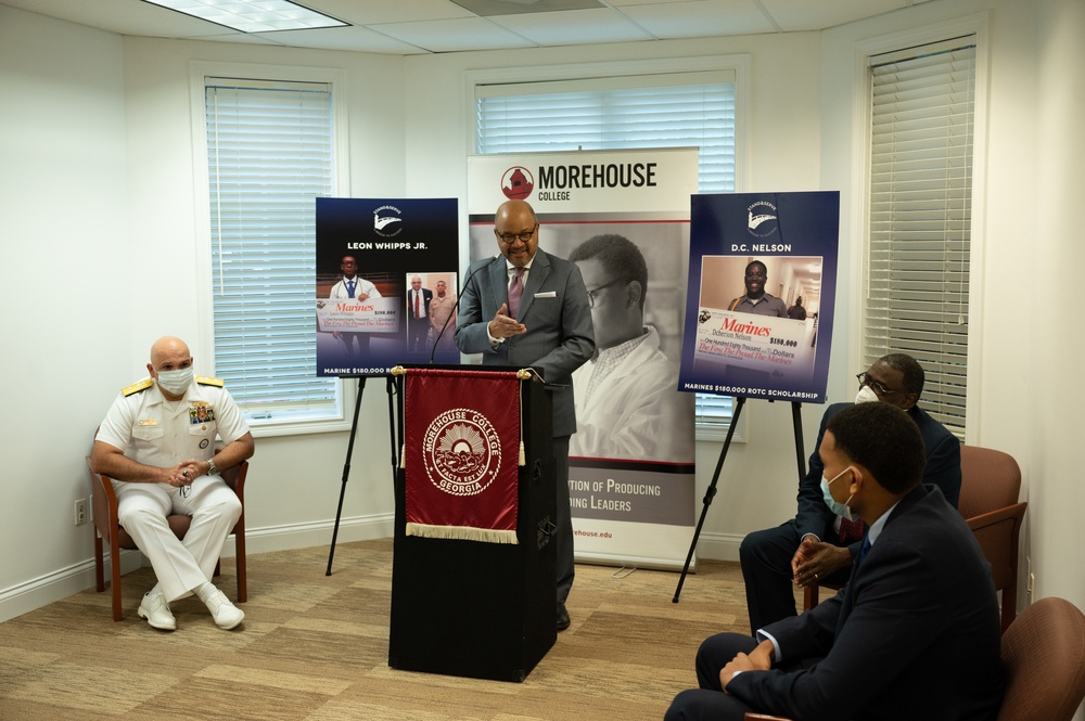 Morehouse College NROTC Scholarship Presentation