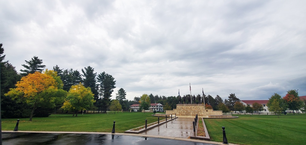 2020 Fall Colors at Fort McCoy's Veterans Memorial Plaza