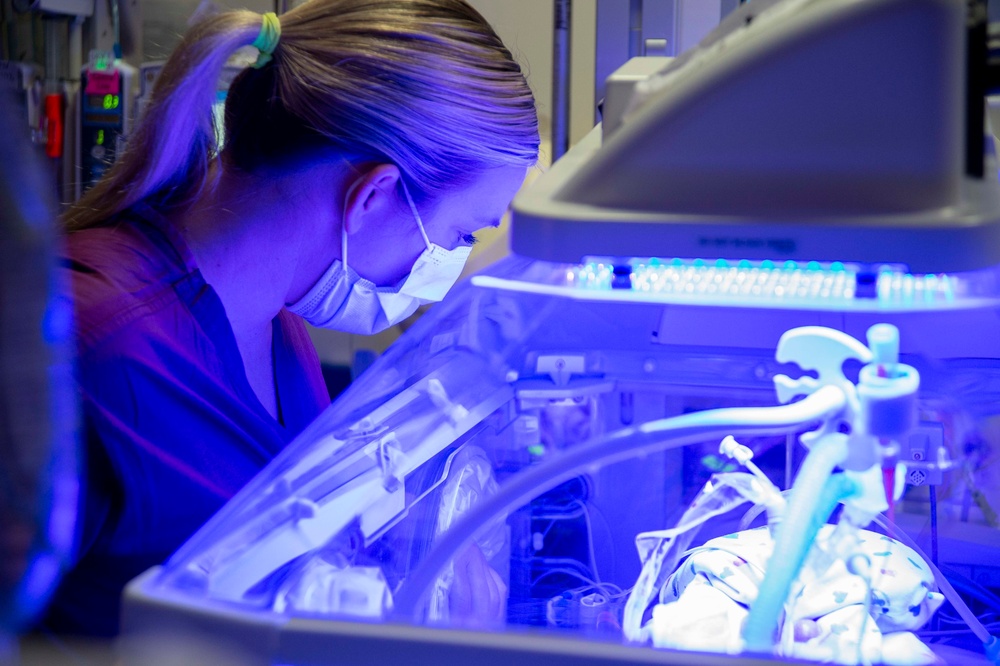 NMCSD’s NICU Assesses Infant