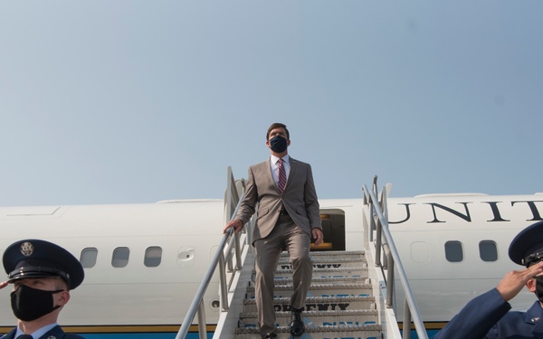 Defense Secretary Esper Visits California