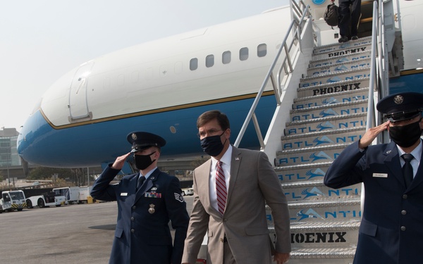 Defense Secretary Esper Visits California