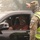 Oregon Army National Guard Soldiers man traffic control points to protect citizens from fire hazards