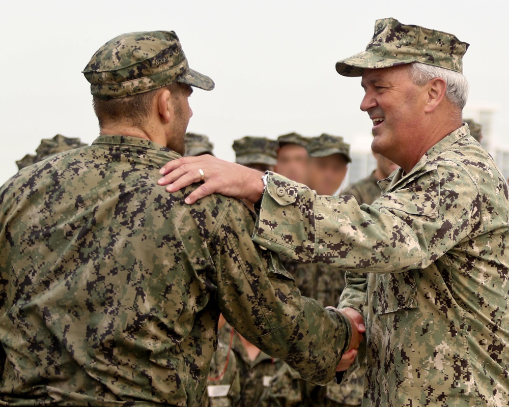 Rear Adm. Collin Green secures hellweek