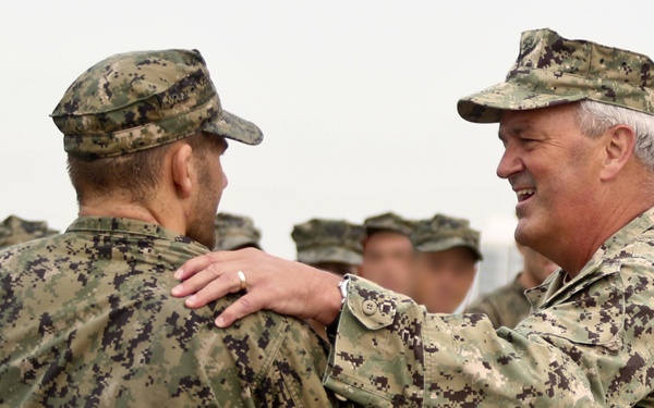 Rear Adm. Collin Green secures hellweek