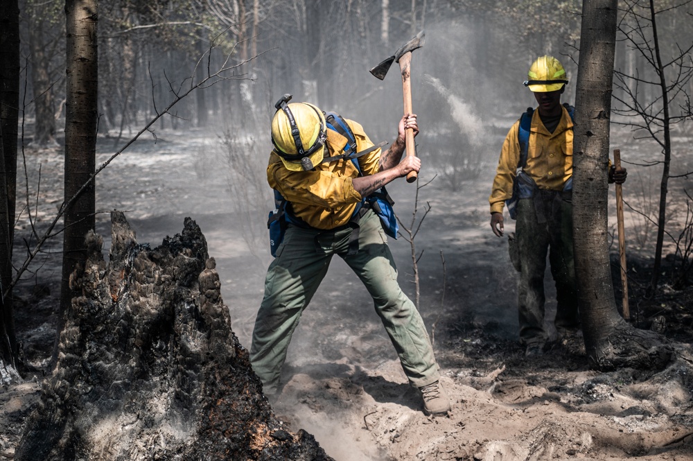 Oregon National Guard supports wildand firefighting