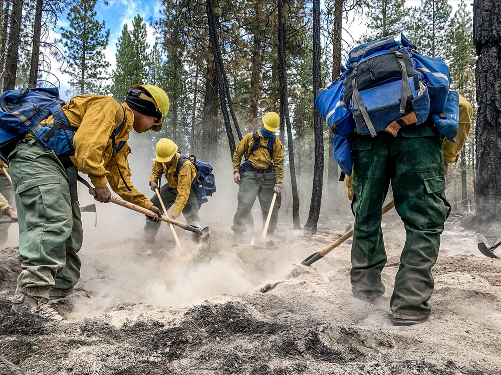 Oregon National Guard supports wildand firefighting