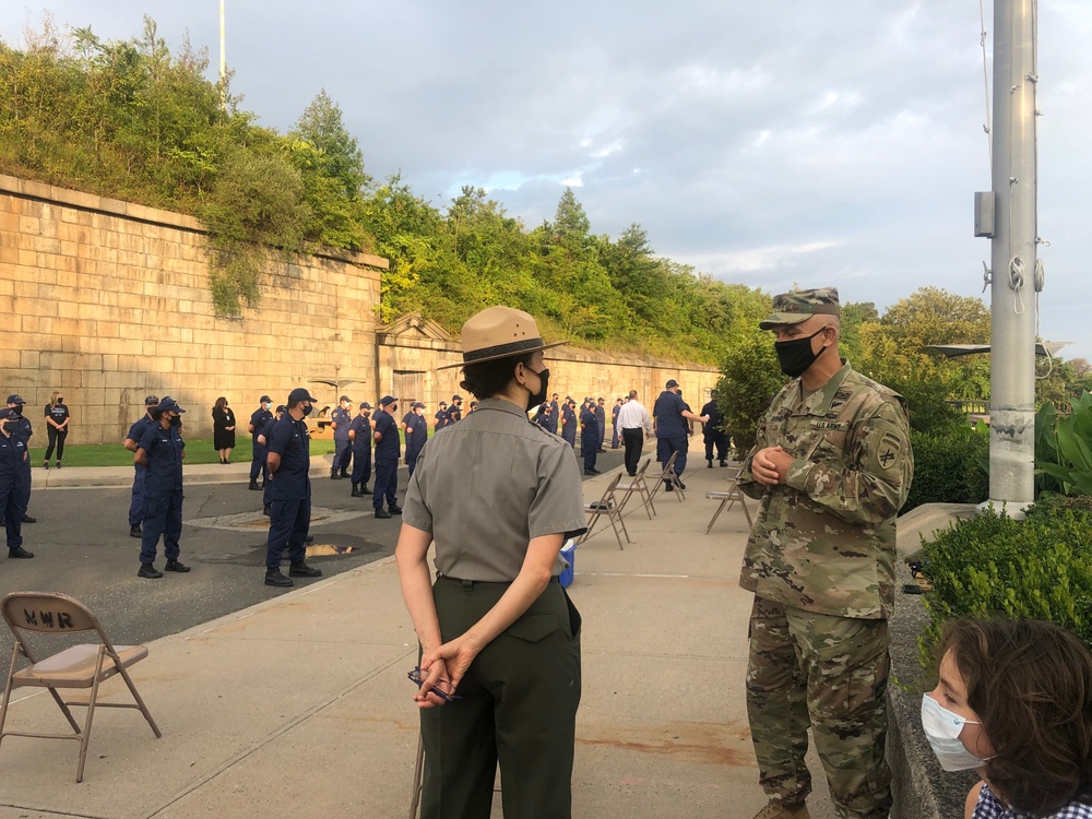 353rd CACOM Partners with U.S. Coast Guard to Honor Patriot Day Observance Ceremony