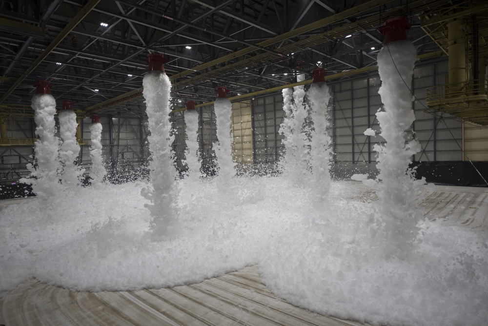 New high expansion foam system protects Air Force assets