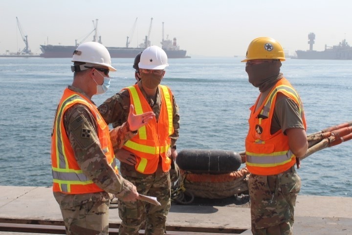 Brig. Gen. John Klein visits Port of Shuaiba