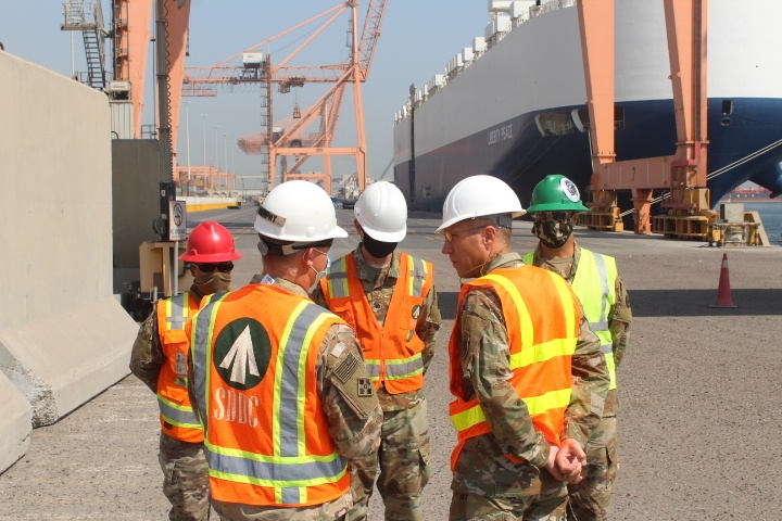 Brig. Gen. John Klein visits Port of Shuaiba