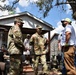 Chief of Engineers, Lt. Gen. Scott Spellmon visits Hurricane Laura response activities in southwest Louisiana