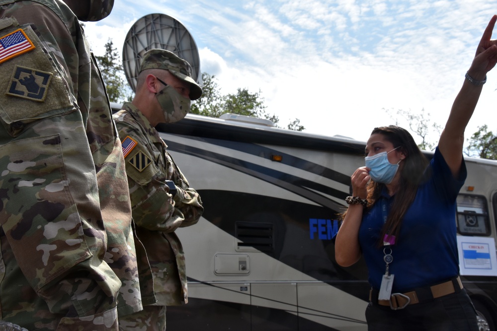 Chief of Engineers, Lt. Gen. Scott Spellmon visits Hurricane Laura response activities in southwest Louisiana