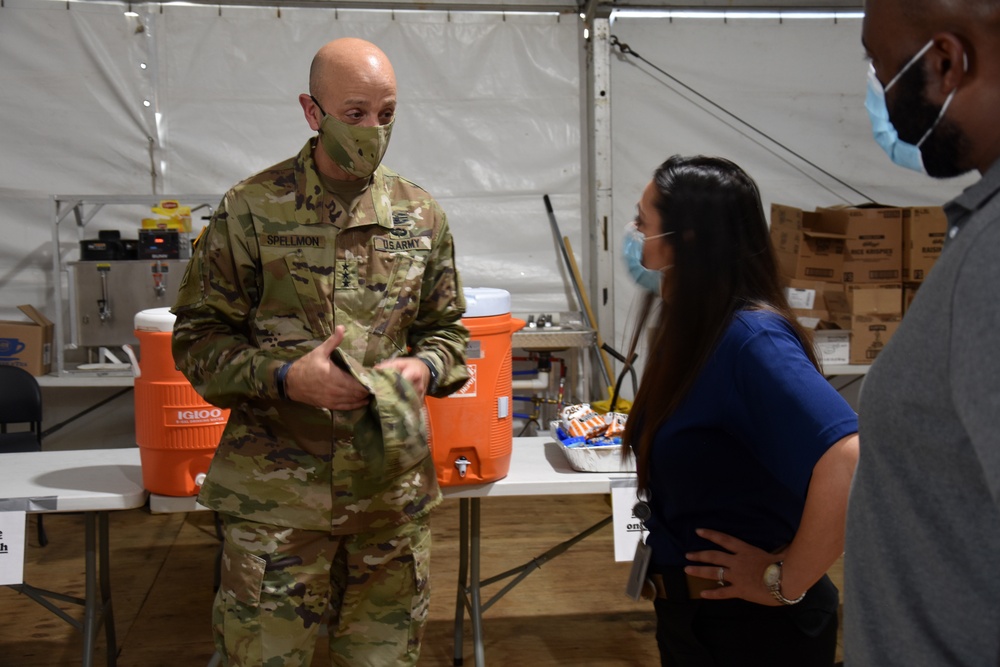 Chief of Engineers, Lt. Gen. Scott Spellmon visits Hurricane Laura response activities in southwest Louisiana