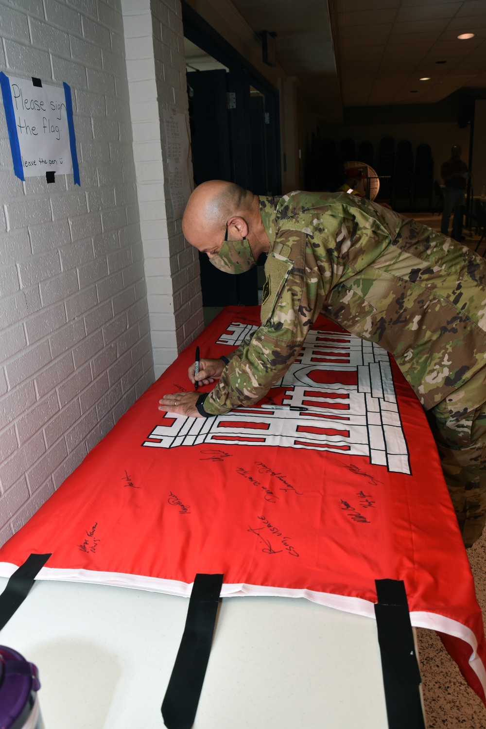 Chief of Engineers, Lt. Gen. Scott Spellmon visits Hurricane Laura response activities in southwest Louisiana