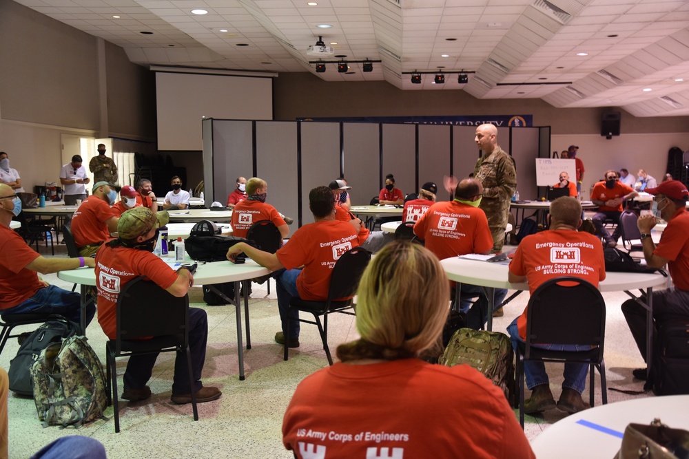 Chief of Engineers, Lt. Gen. Scott Spellmon visits Hurricane Laura response activities in southwest Louisiana