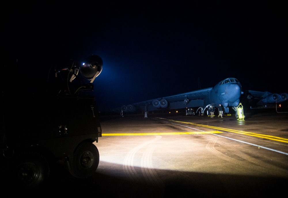 B-52H Stratofortress Integration with Ukrainian and Polish Fighter Aircraft