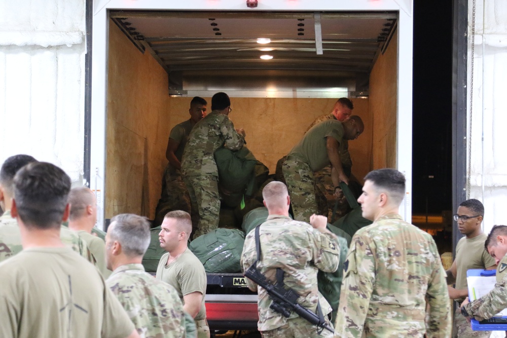 Packing up and leaving Fort Hood