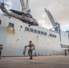 U.S.N.S. Brittan brings aircraft to Port of Beamont