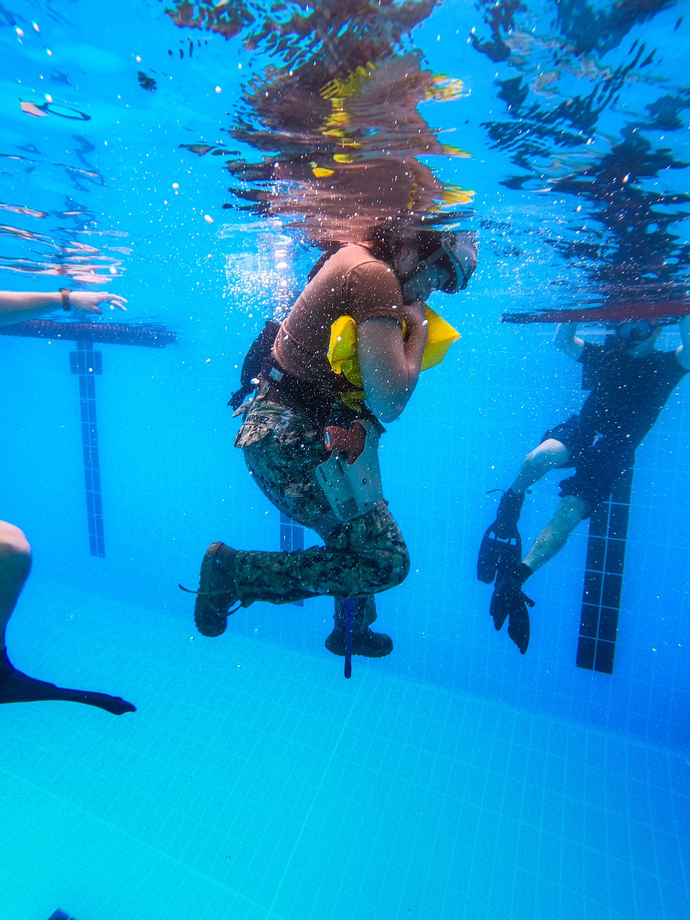 Coast Guard Conducts Water Survival Training in Bahrain