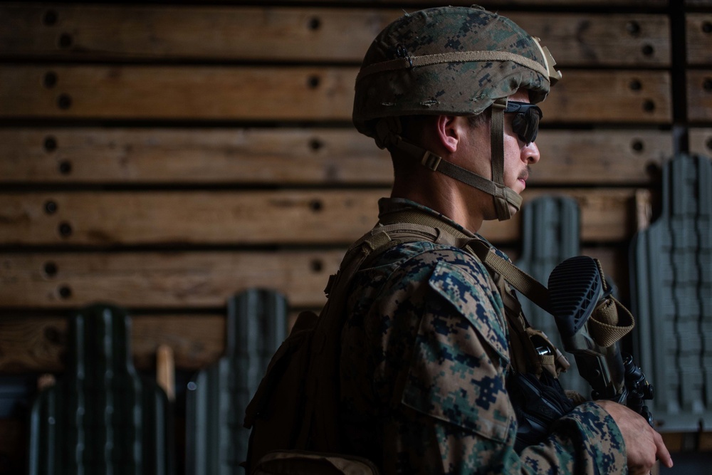 Germantown Marines run drills for an upcoming live fire shoot