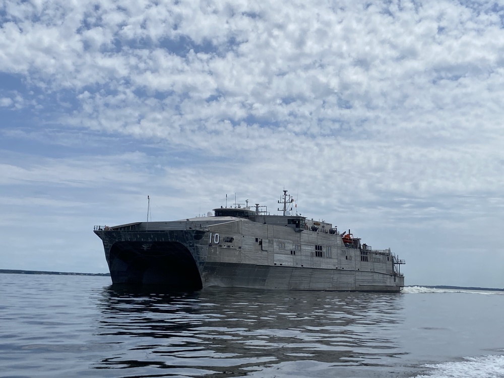 USNS Burlington Carries out Proof-of-Concept Testing