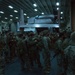 Marines and Sailors Fast Rope aboard USS America