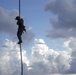 Marines and Sailors Fast Rope aboard USS America