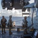 Marines and Sailors Fast Rope aboard USS America