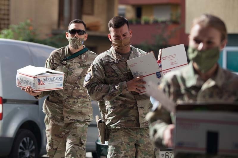 KFOR troops donate goods to NGO in Kosovo