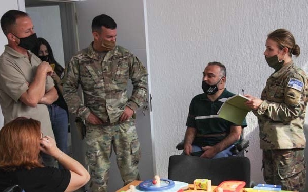 KFOR troops donate goods to NGO in Kosovo