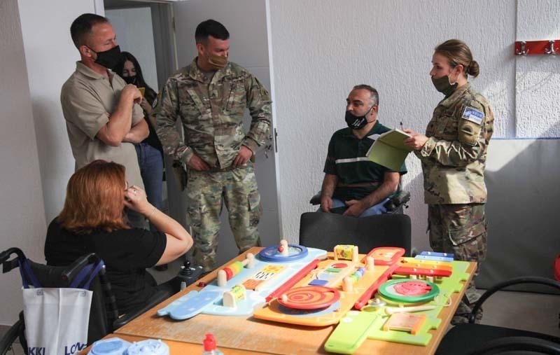 KFOR troops donate goods to NGO in Kosovo