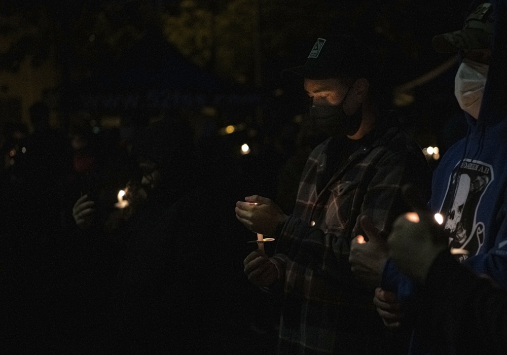 Spangdahlem Observes a Moment of Silence for Survivors of Violence