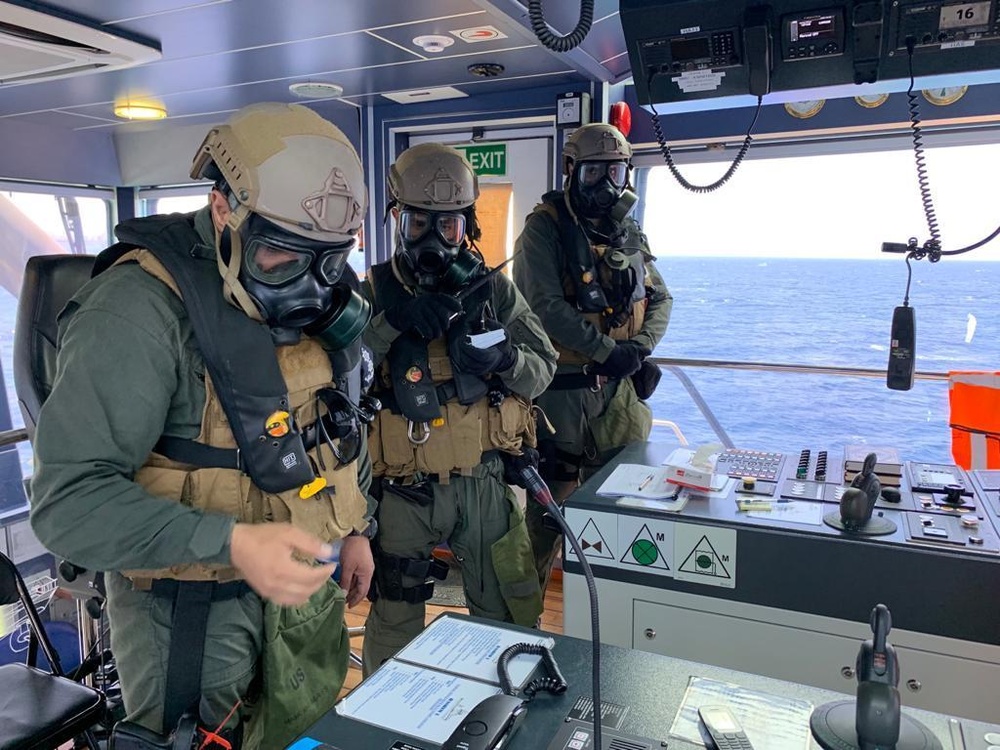 Infinite Defender 2020 - USCG, RJN Conduct VBSS Exercise