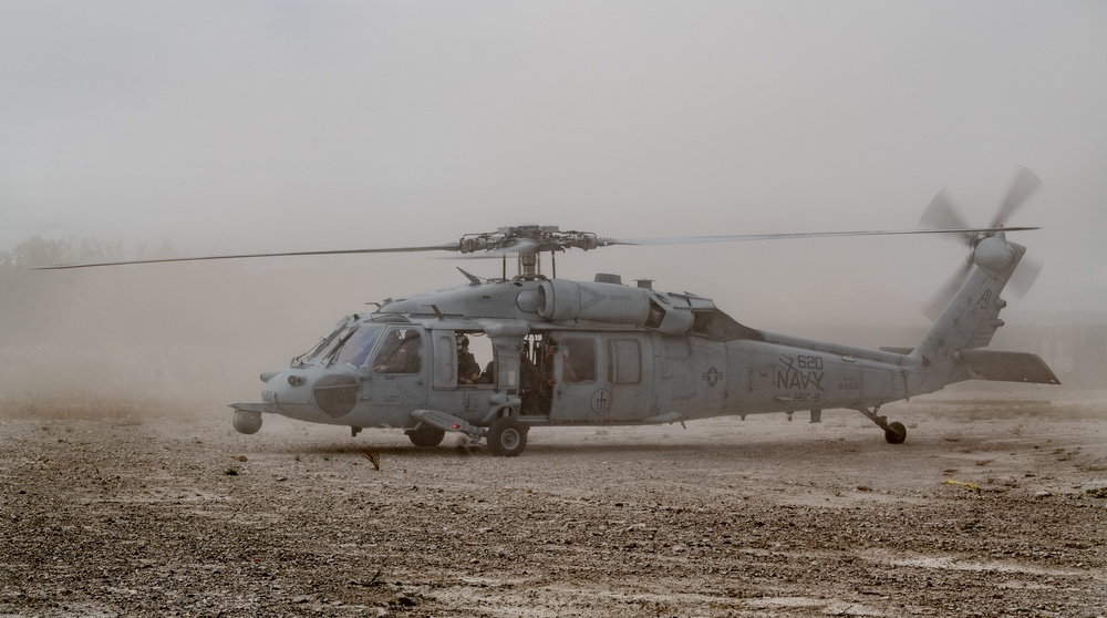 HSC-9 Tridents train at WVNG Hobet All-Hazards Training Center