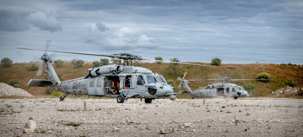 HSC-9 Tridents train at WVNG Hobet All-Hazards Training Center