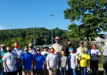 Cub Scouts spruce up Cheatham Lake for National Public Lands Day