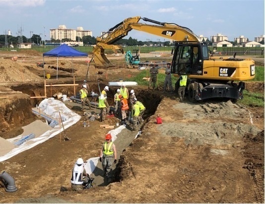 USAF Civil Engineers &amp; USACE Complete Water Line Installation