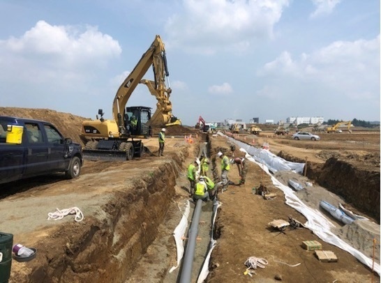 USAF Civil Engineers &amp; USACE Complete Water Line Installation