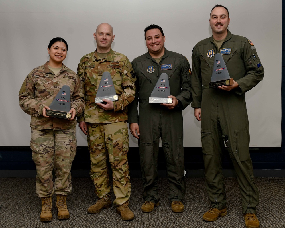 910th Operations Group recognizes their finest Airmen