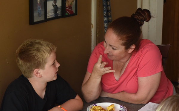 Military spouse shows strength through adversity