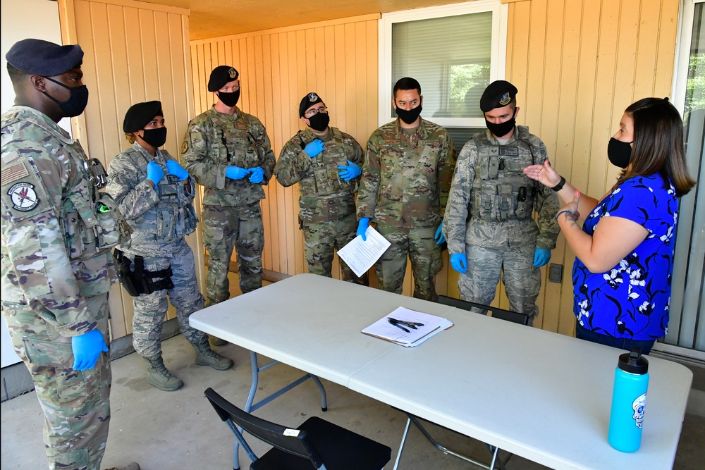75th SFS practices response to domestic dispute calls