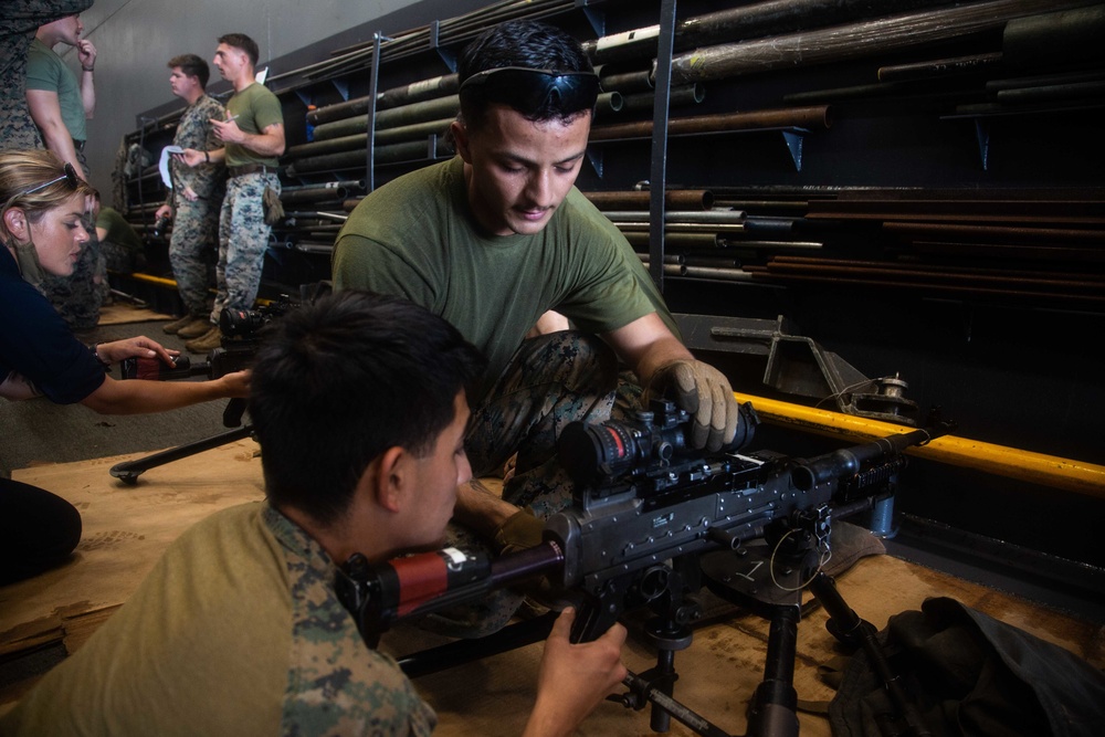 Crew-served: Marines with 2/4 instruct Marines on their crew-served weapon systems