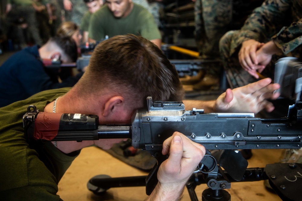 Crew-served: Marines with 2/4 instruct Marines on their crew-served weapon systems