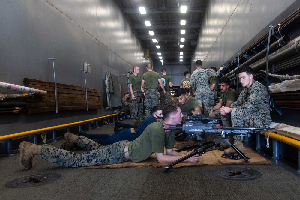 Crew-served: Marines with 2/4 instruct Marines on their crew-served weapon systems