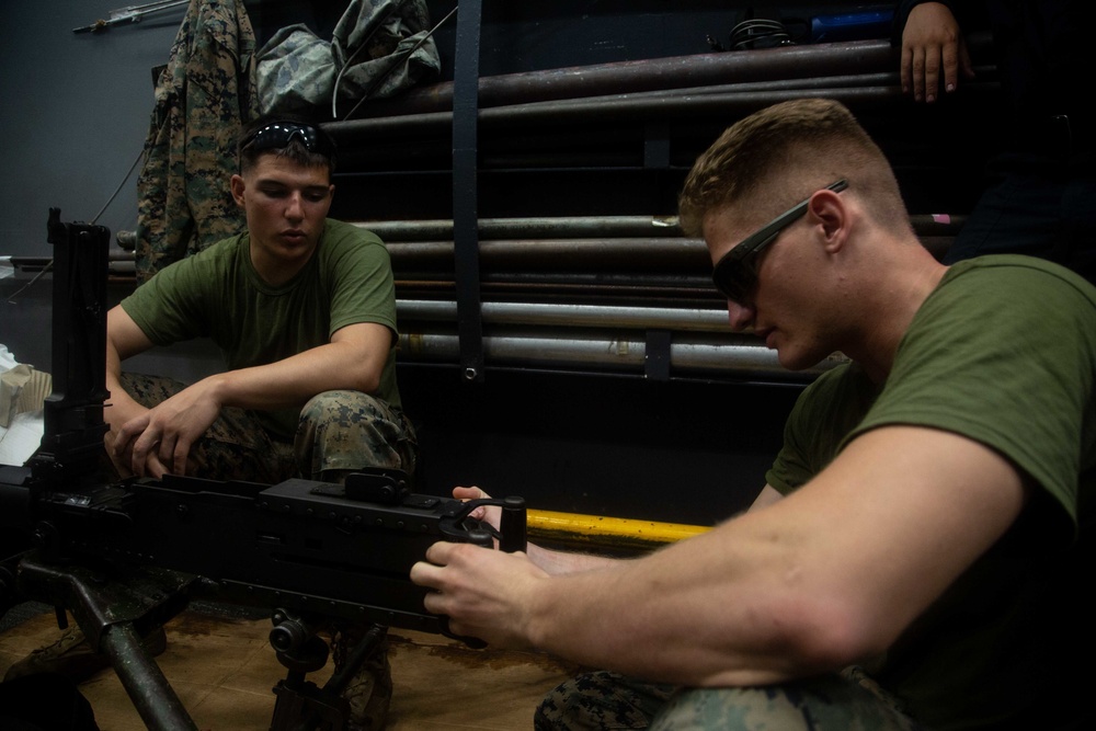 Crew-served: Marines with 2/4 instruct Marines on their crew-served weapon systems