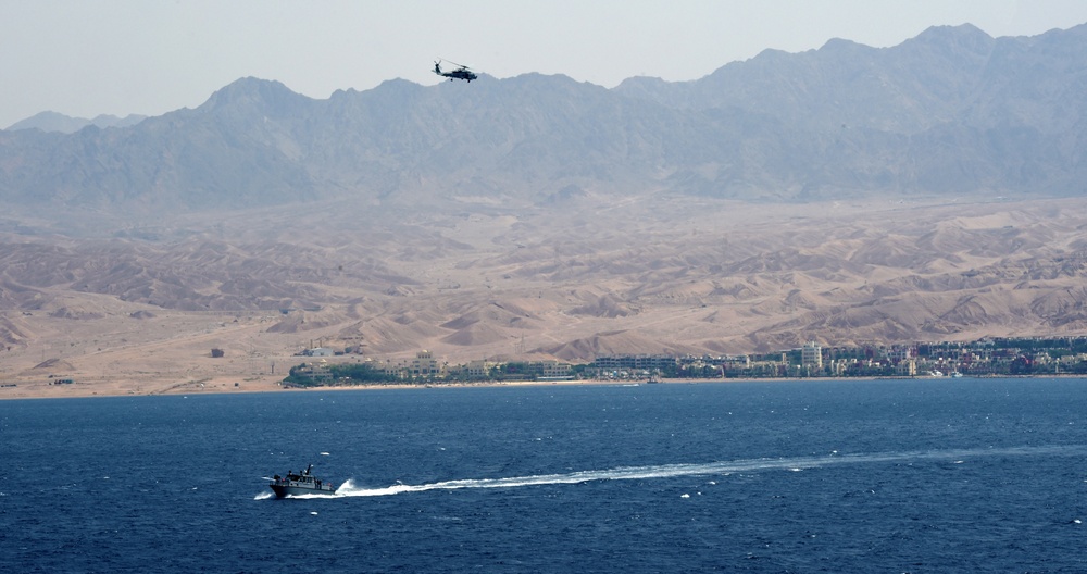 USS PHILIPPINE SEA, THE ROYAL JORDANIAN NAVY, EXERCISE INFINITE DEFENDER 20