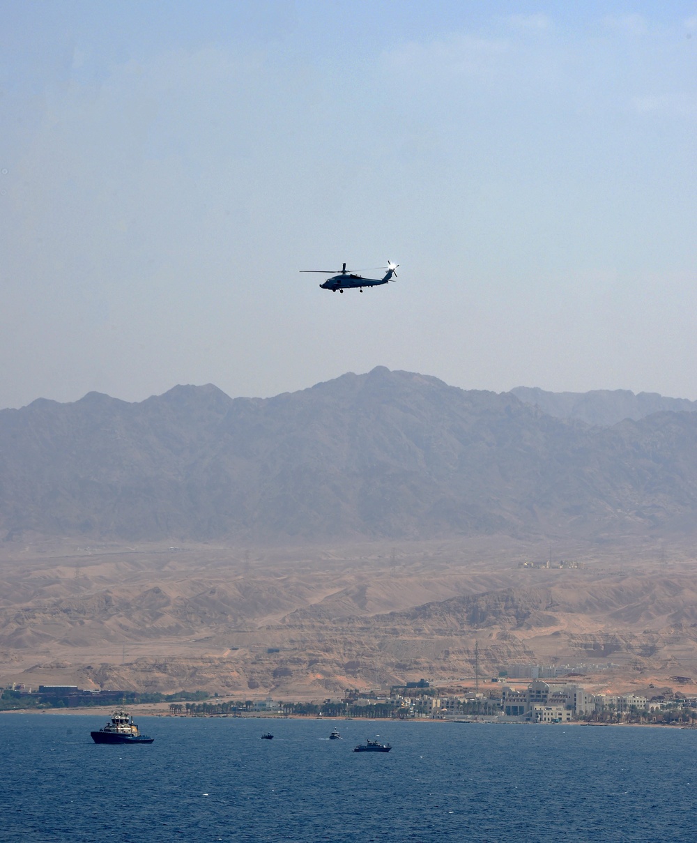 USS PHILIPPINE SEA, THE ROYAL JORDANIAN NAVY, EXERCISE INFINITE DEFENDER 20